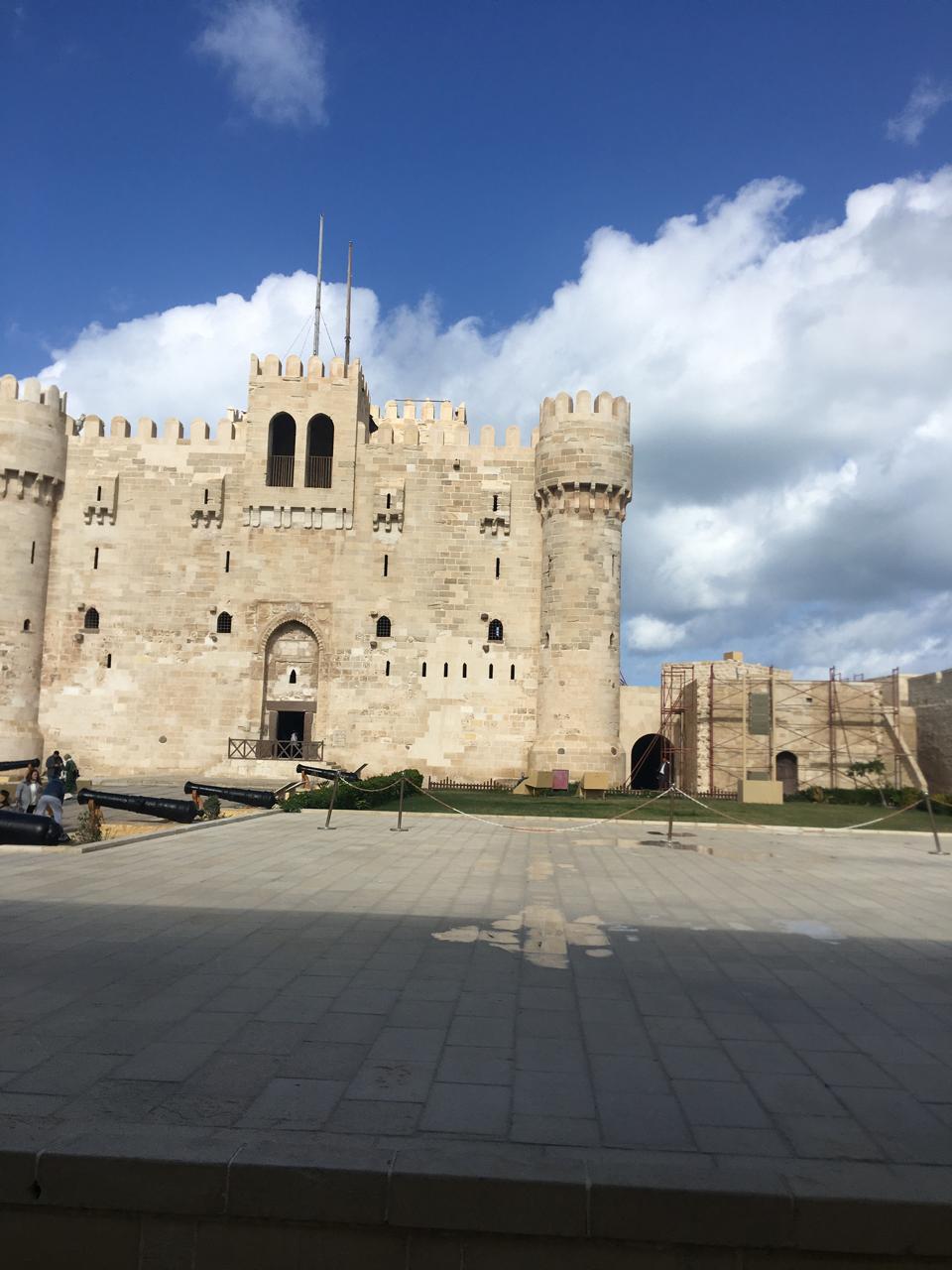 عدم تأثر القلعه بالامطار