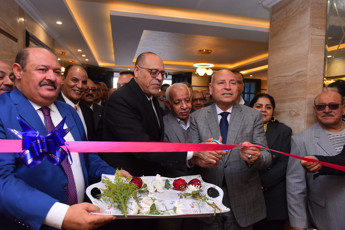 افتتاح مقر النقابة العامة للعاملين بالنقل البرى الجديد