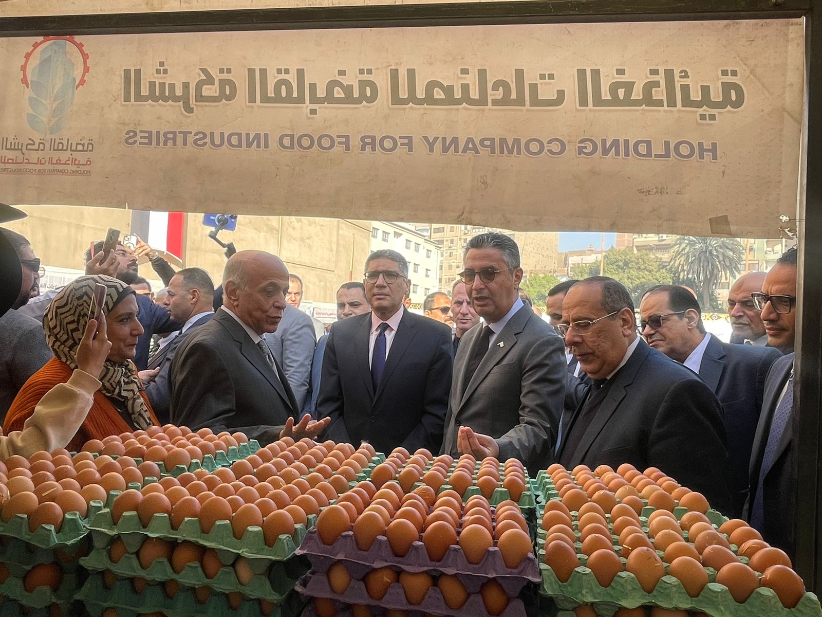 وزير التموين ومحافظ الجيزة