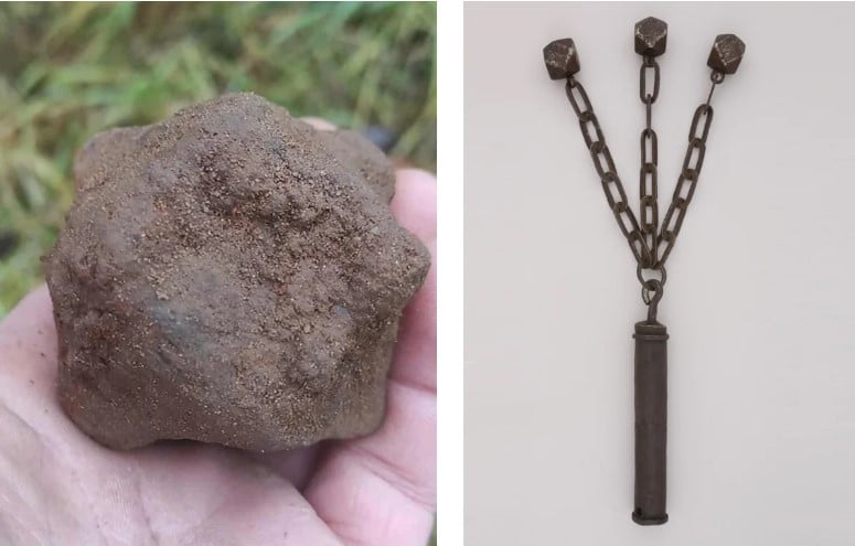 اكتشاف سلاح من نوع السوط من معركة جرونوالد