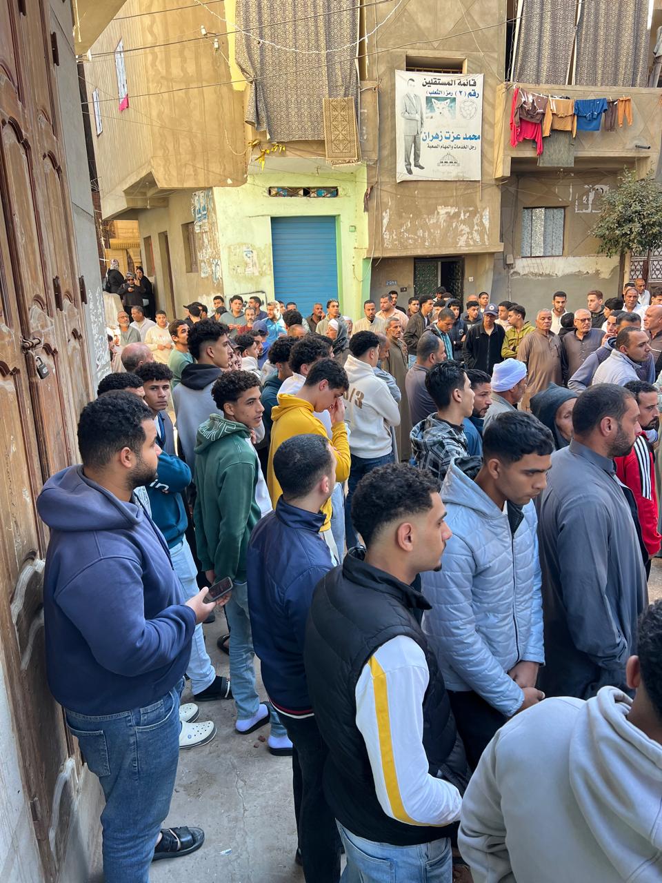 حزن وسواد داخل قرية شبرا بدين حزن وسواد داخل قرية شبرا بدين