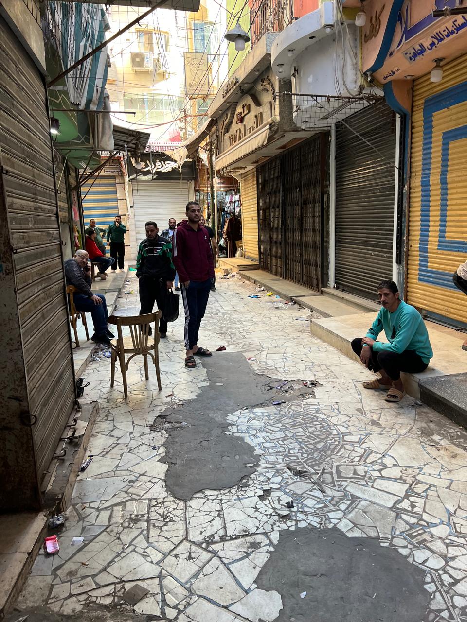 حزن التجار علي ماحدث