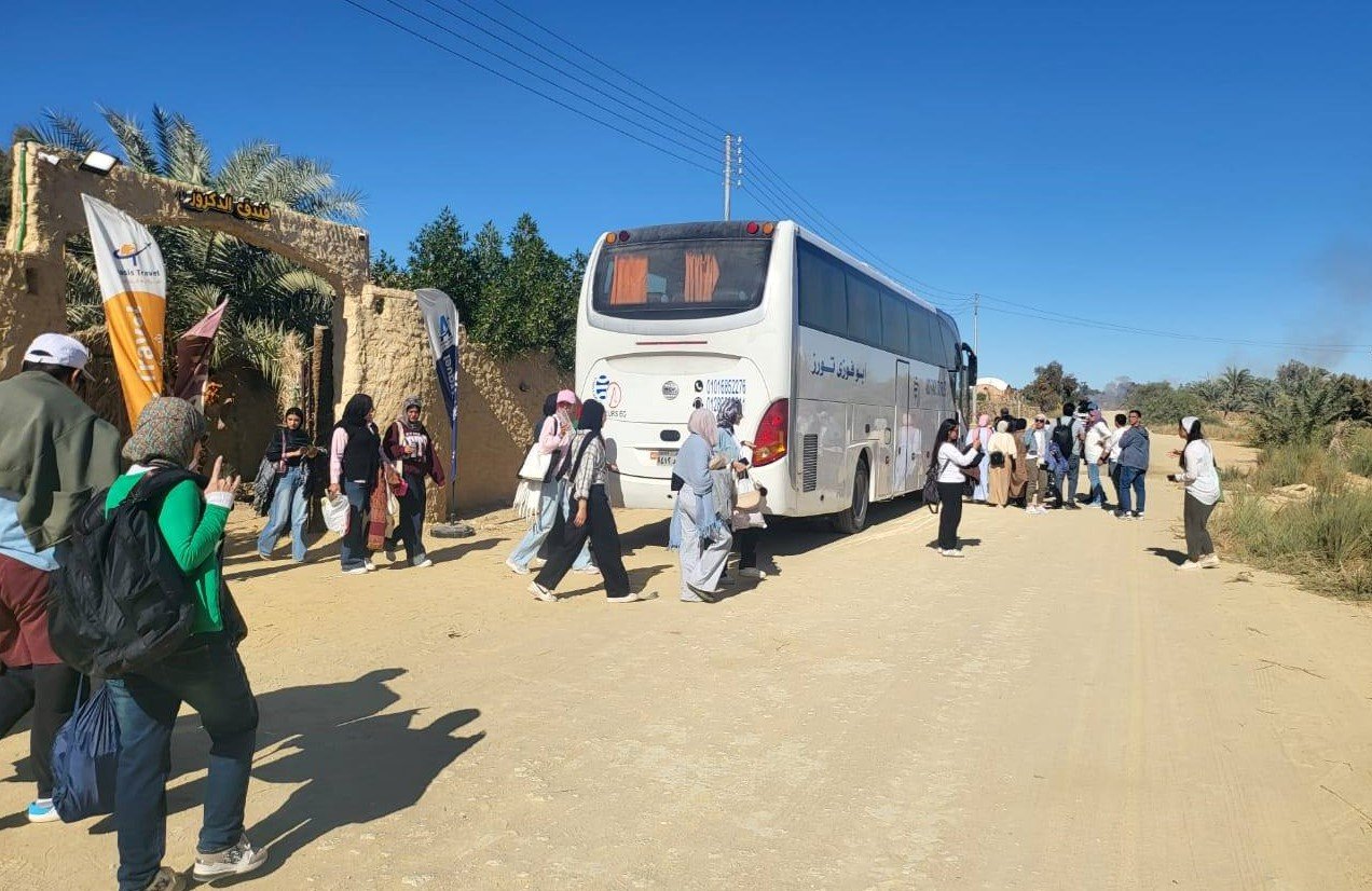 توافد رحلات طلاب الجامعات على سيوة