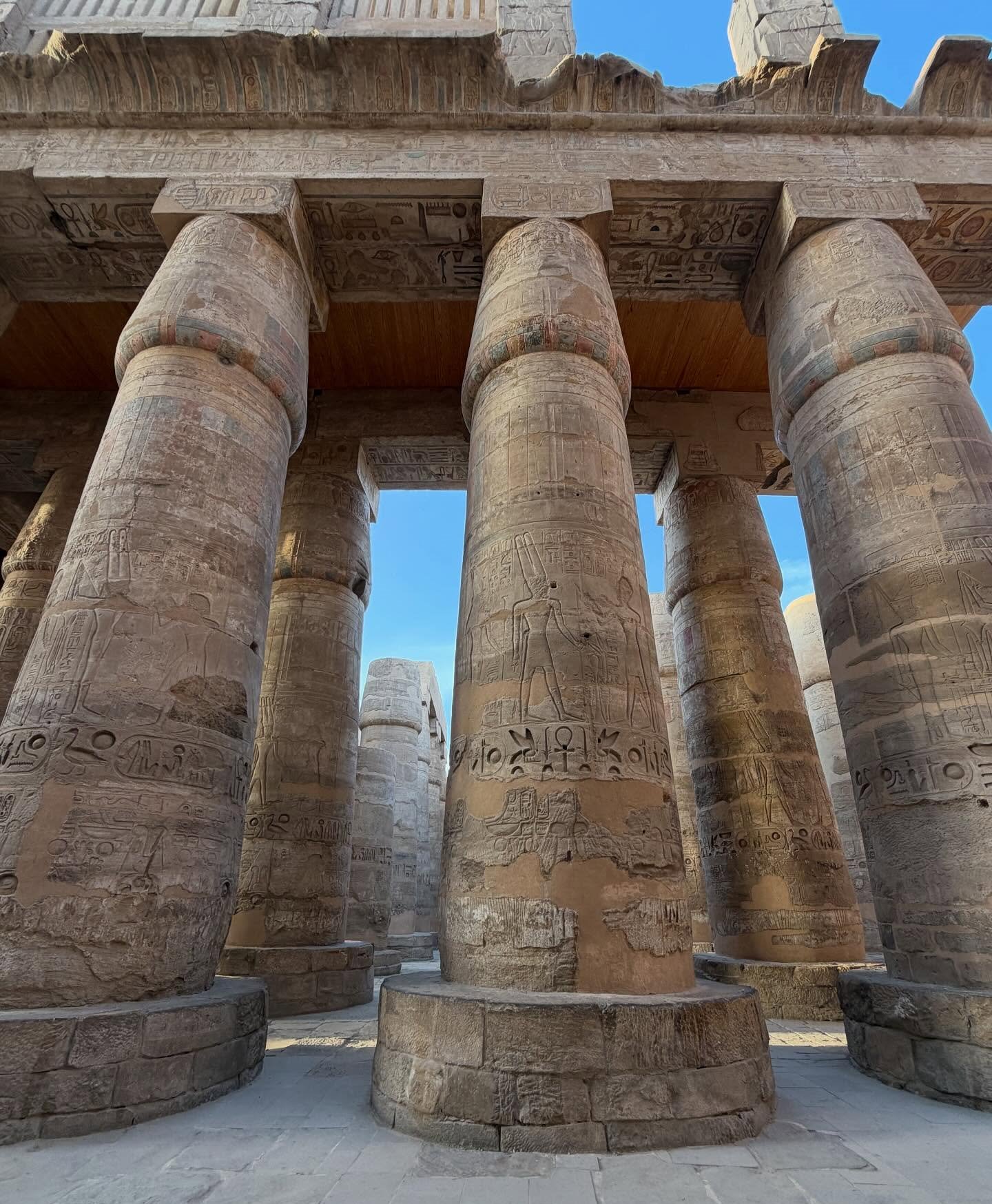 السحر والجمال فى تطوير صالة الأعمدة الكبرى بالكرنك