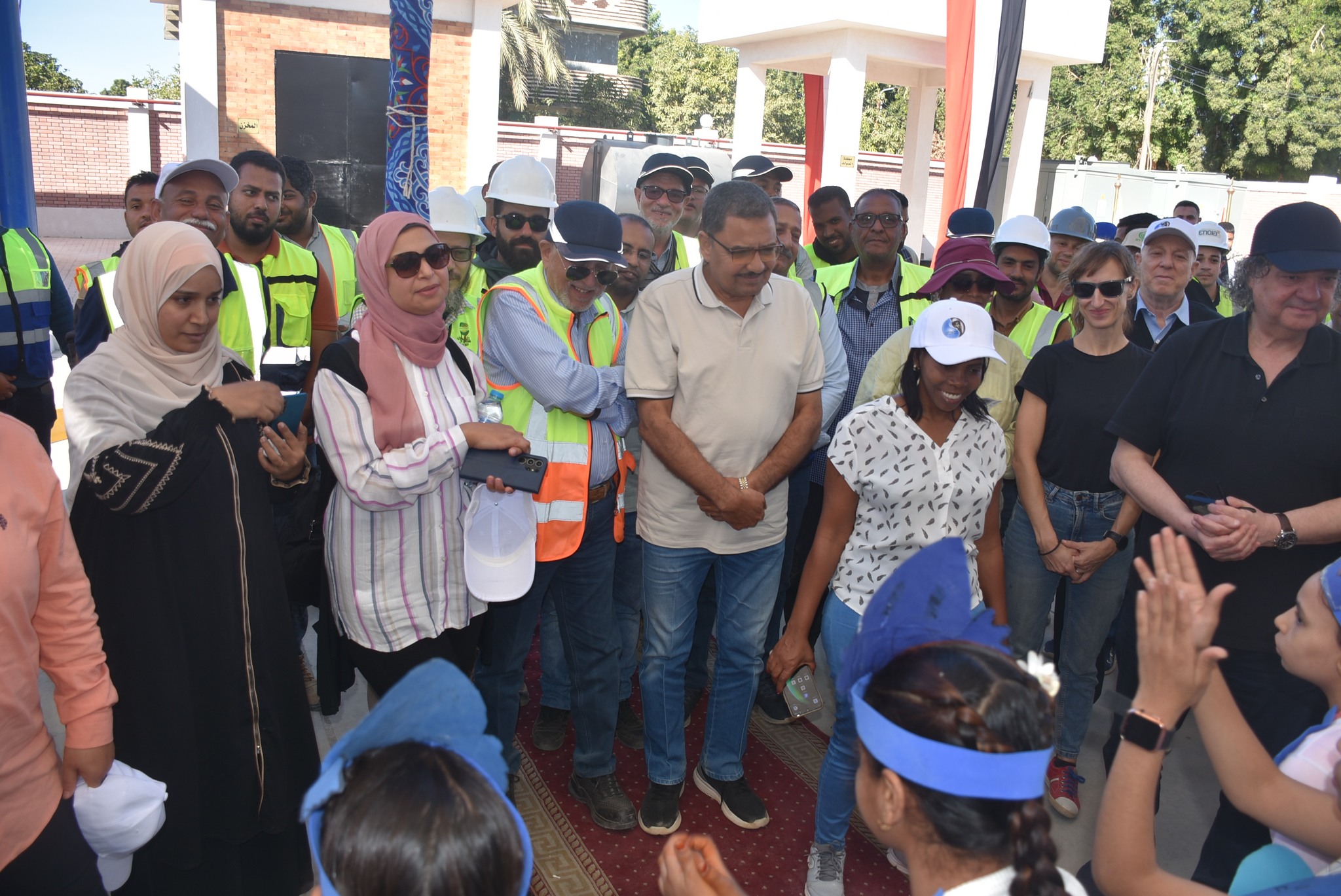 بعثة من بنك التنمية الأفريقي تتفقد مشروعات الصرف الصحي المتكامل