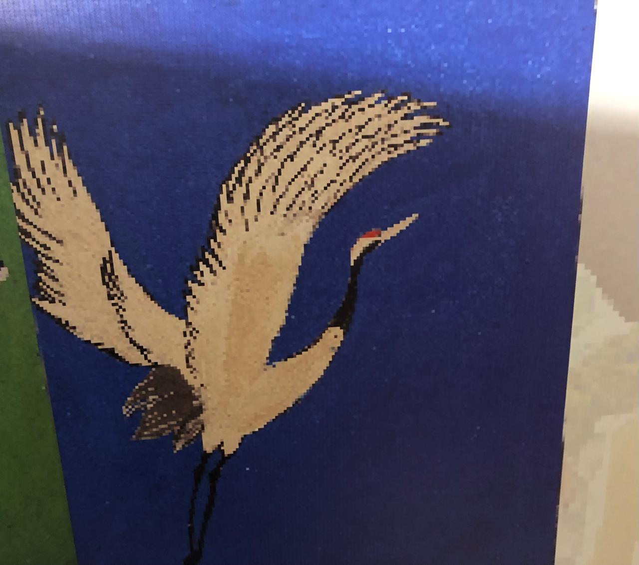 لوحة تعبر عن الحرية لإحدى الناجيات من العنف الالكترونى