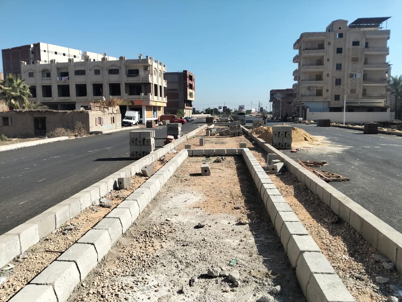 الجزيرة الوسطي بطريق مصرف الزهار