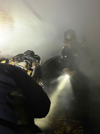 حريق مخزن فى القطامية (4)