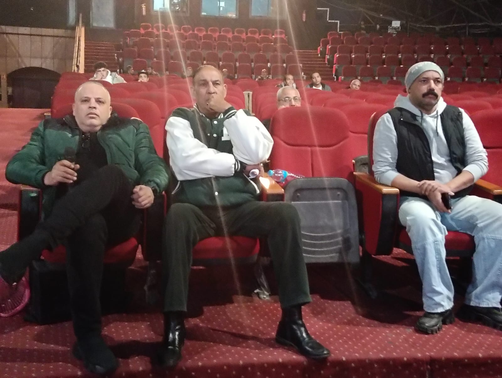 تامر عبدالمنعم يشهد البروفات النهائية لإحتفالية رأس السنة (7)