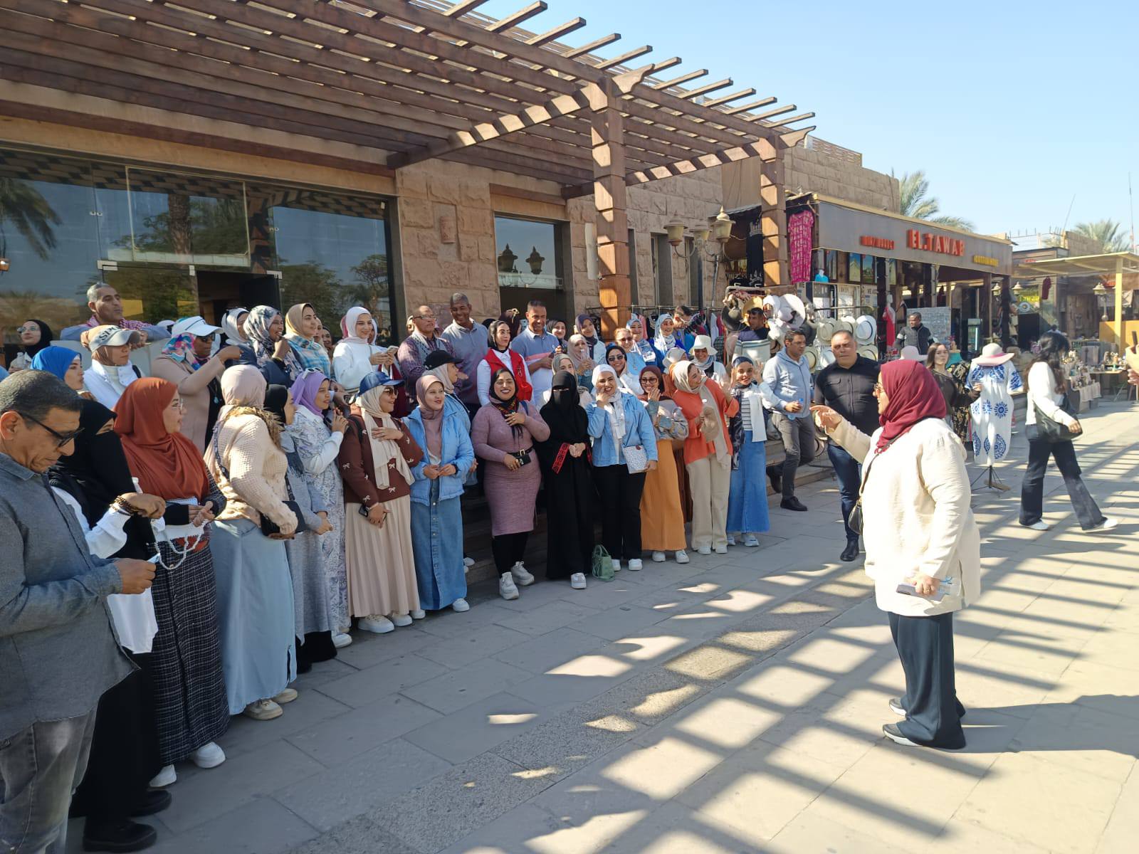 الجولات الميدانية لملتقى ثقافة وفنون الفتاة والمرأة ضمن مشروع أهل مصر