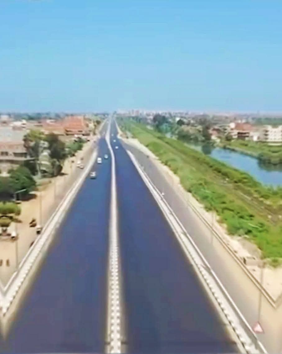 مشروع كوبري دسونس أم دينار مسار مروري جديد بالبحيرة (1)