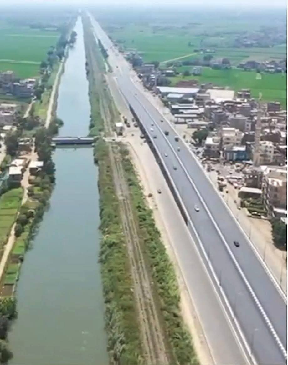 مشروع كوبري دسونس أم دينار مسار مروري جديد بالبحيرة (4)