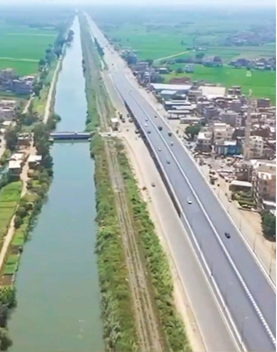 مشروع كوبري دسونس أم دينار مسار مروري جديد بالبحيرة (3)