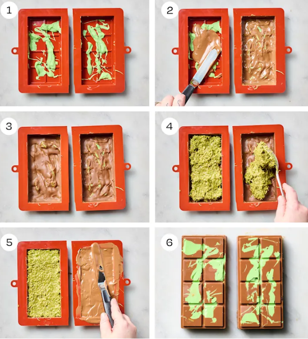 طريقة عمل شكولاتة دبي