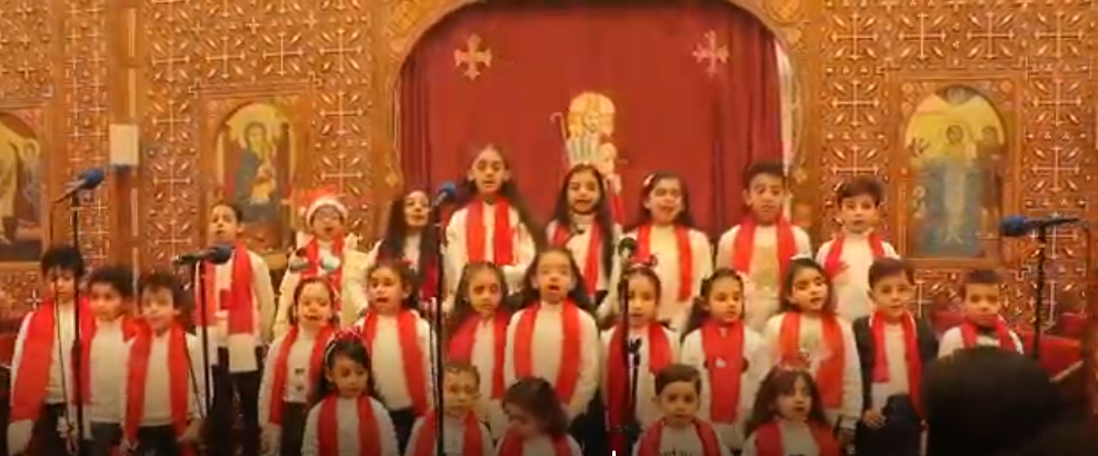 كورال كنيسة القديسة دميانة من الاطفال