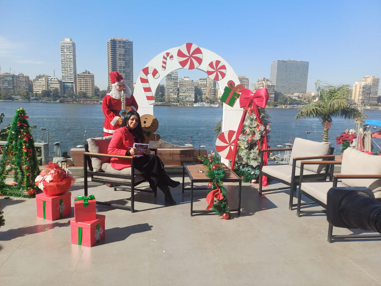 استديو ماسبيرو النهري يشهد تصوير أول برنامج علي الهواء (1)