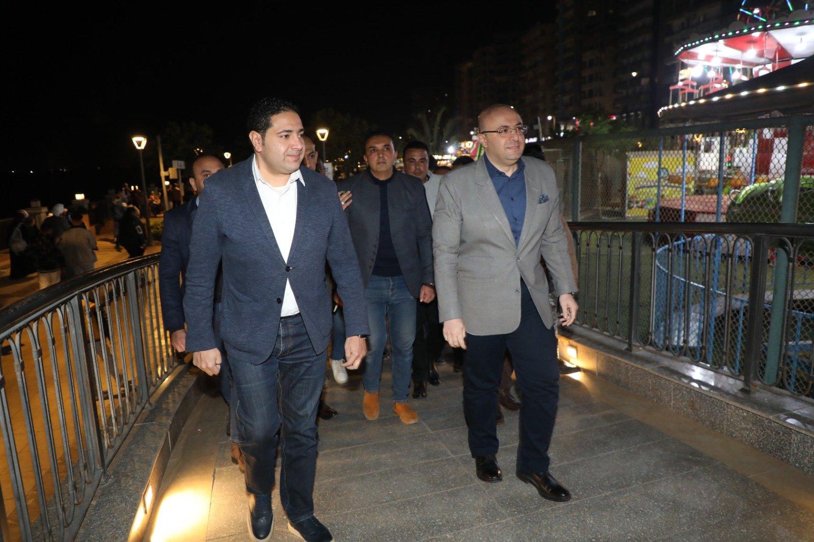 محافظ بني سويف ونائب المحافظ