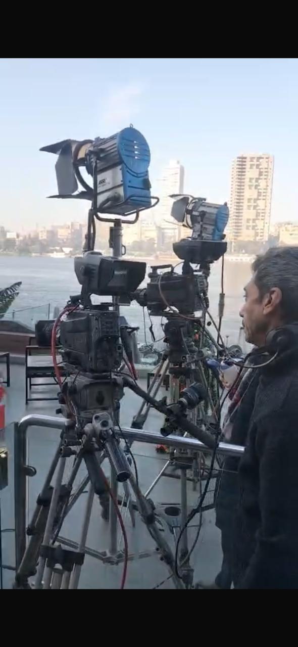 استديو ماسبيرو النهري يشهد تصوير أول برنامج علي الهواء (3)