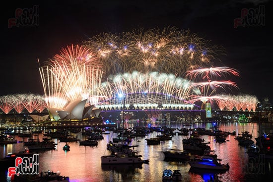 احتفالات فى أستراليا بالعام الجديد