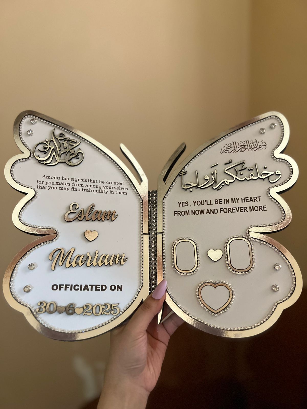 تصميم متميز على شكل فراشة تصميم متميز على شكل فراشة