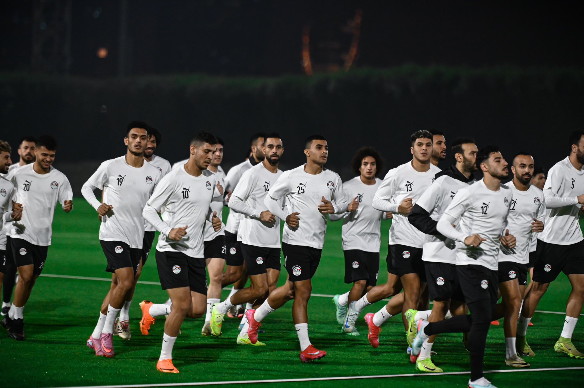 تدريب منتخب مصر استعدادا للامارات في كأس العرب (2)