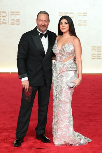 الفنان ماجد المصرى وزوجتة