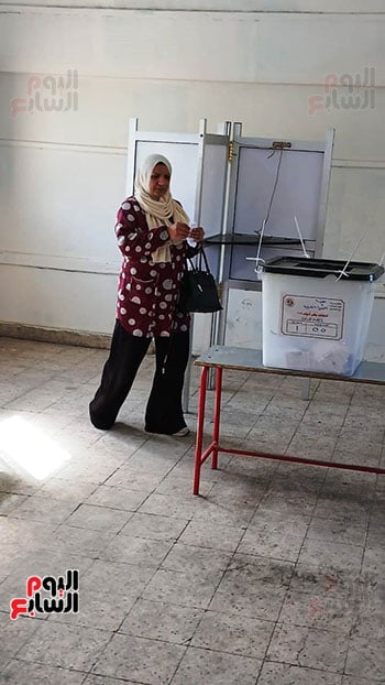 استئناف التصويت بلجان إمبابة فى اليوم الثانى بانتخابات النواب بعد انتهاء ساعة الراحة (2)