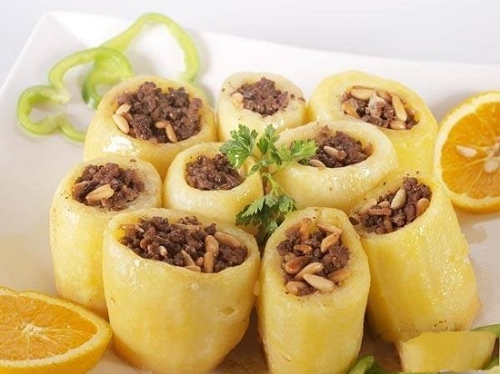 بطاطس باللحمة المفرومة