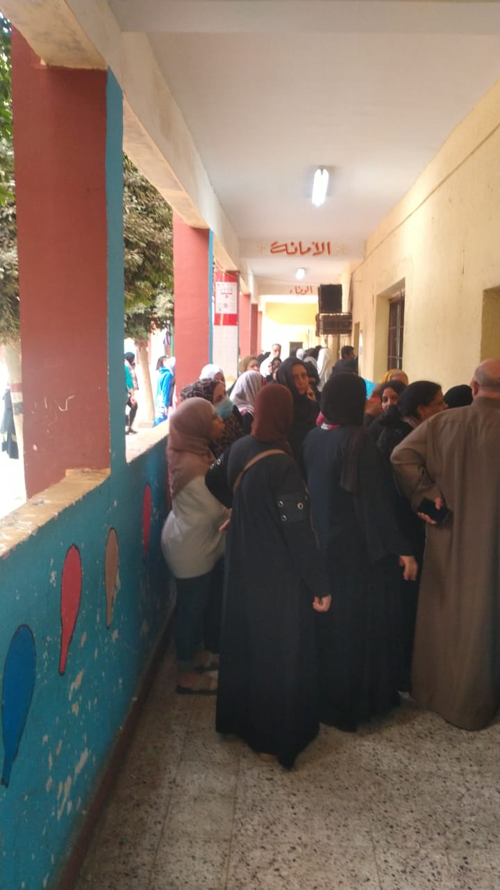 استمرار توافد الناخبين فى إعادة انتخابات النواب بدائرة إمبابة (1)