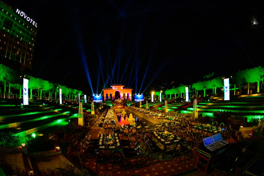 إحتفال مصر بوزراء البيئة وممثلى 21 دولة بحديقة الأندلس بالقاهرة