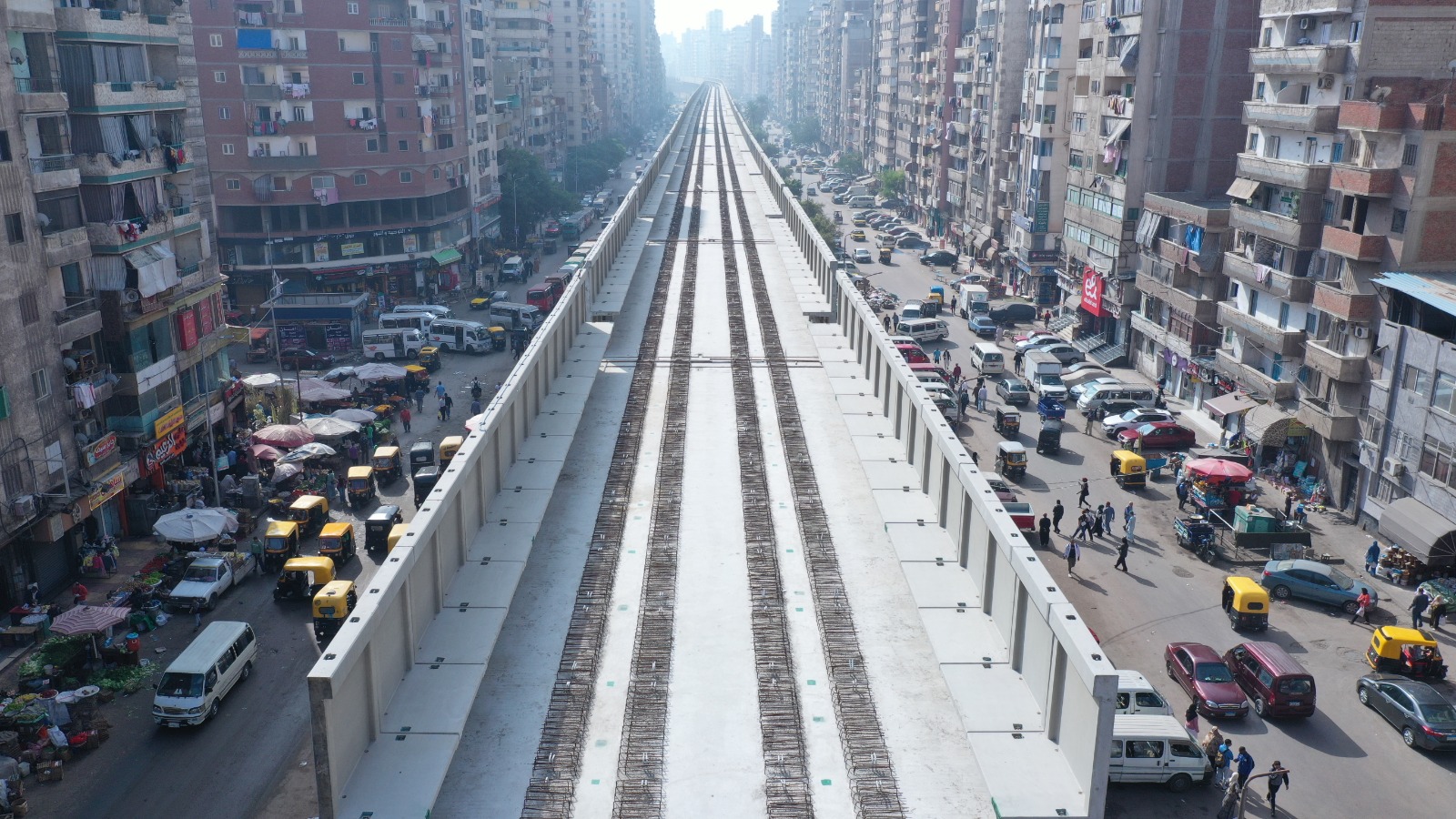 جانب من مترو الأنفاق بالإسكندرية