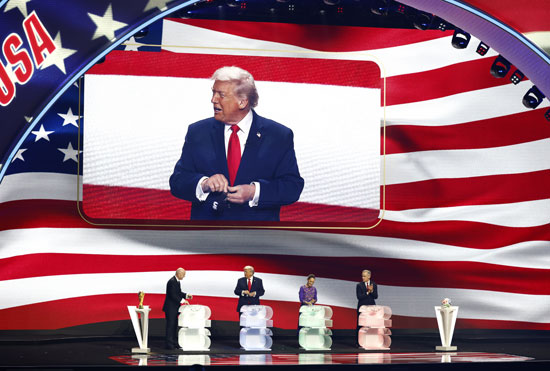 ترامب في قرعة كأس العالم