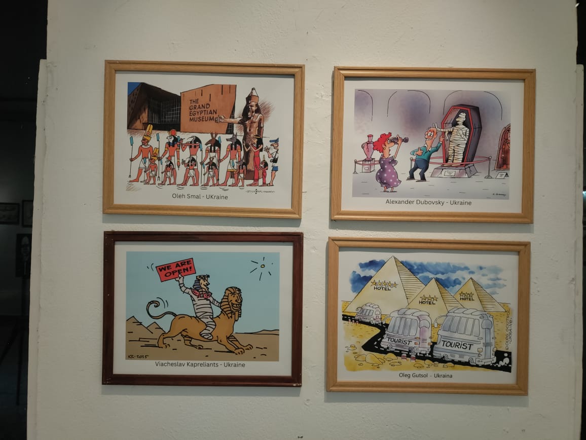  الكاريكاتير بمتحف محمود مختار  (1)