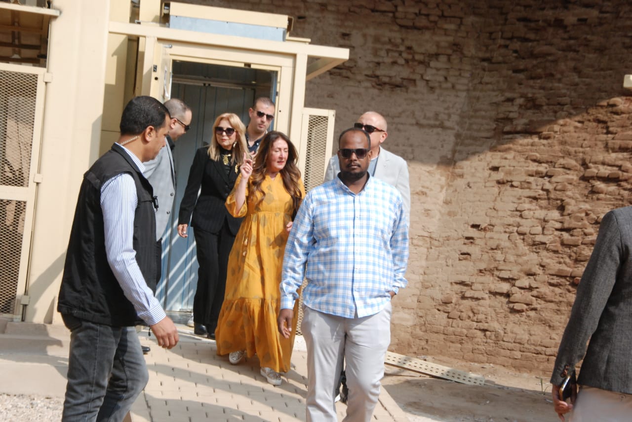 جولة السفيرة الأمريكية في معبد خنوم التاريخى في مدينة إسنا جولة السفيرة الأمريكية في معبد خنوم التاريخى في مدينة إسنا