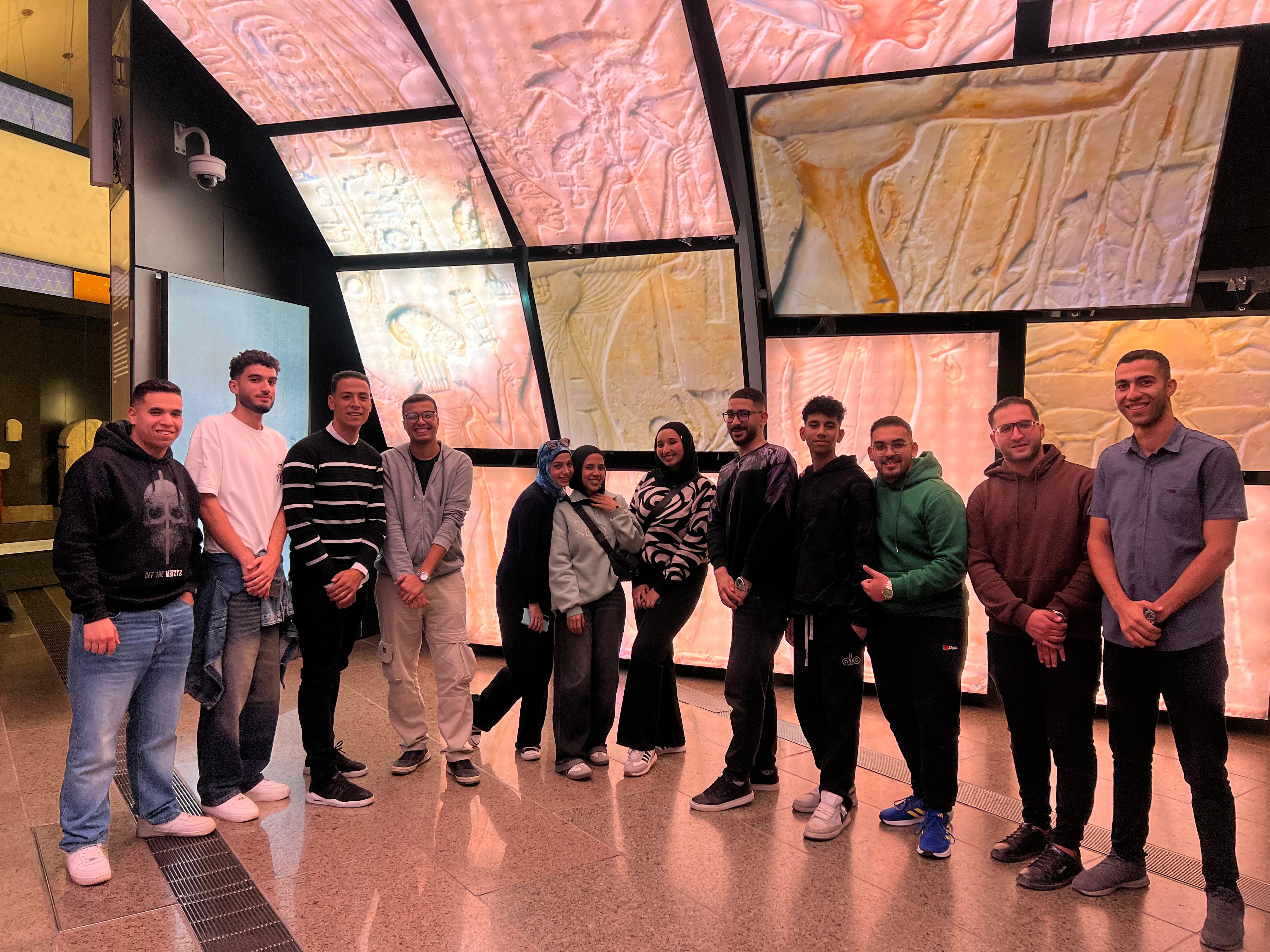 سعادة الطلاب والطالبات بالرحلة