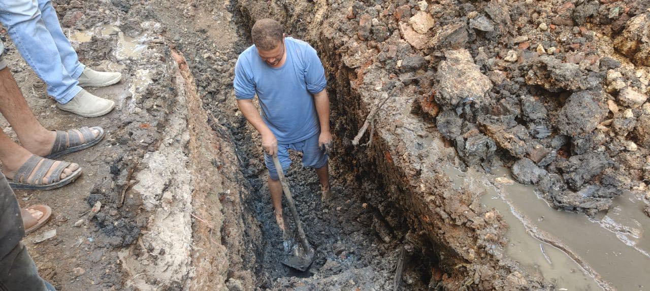 صيانة وتطوير خط مياه الشرب 4 بوصة بقرية محلة دياي صيانة وتطوير خط مياه الشرب 4 بوصة بقرية محلة دياي