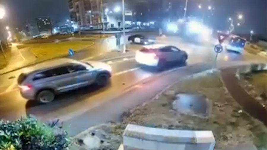 لحظة الحادث لحظة الحادث