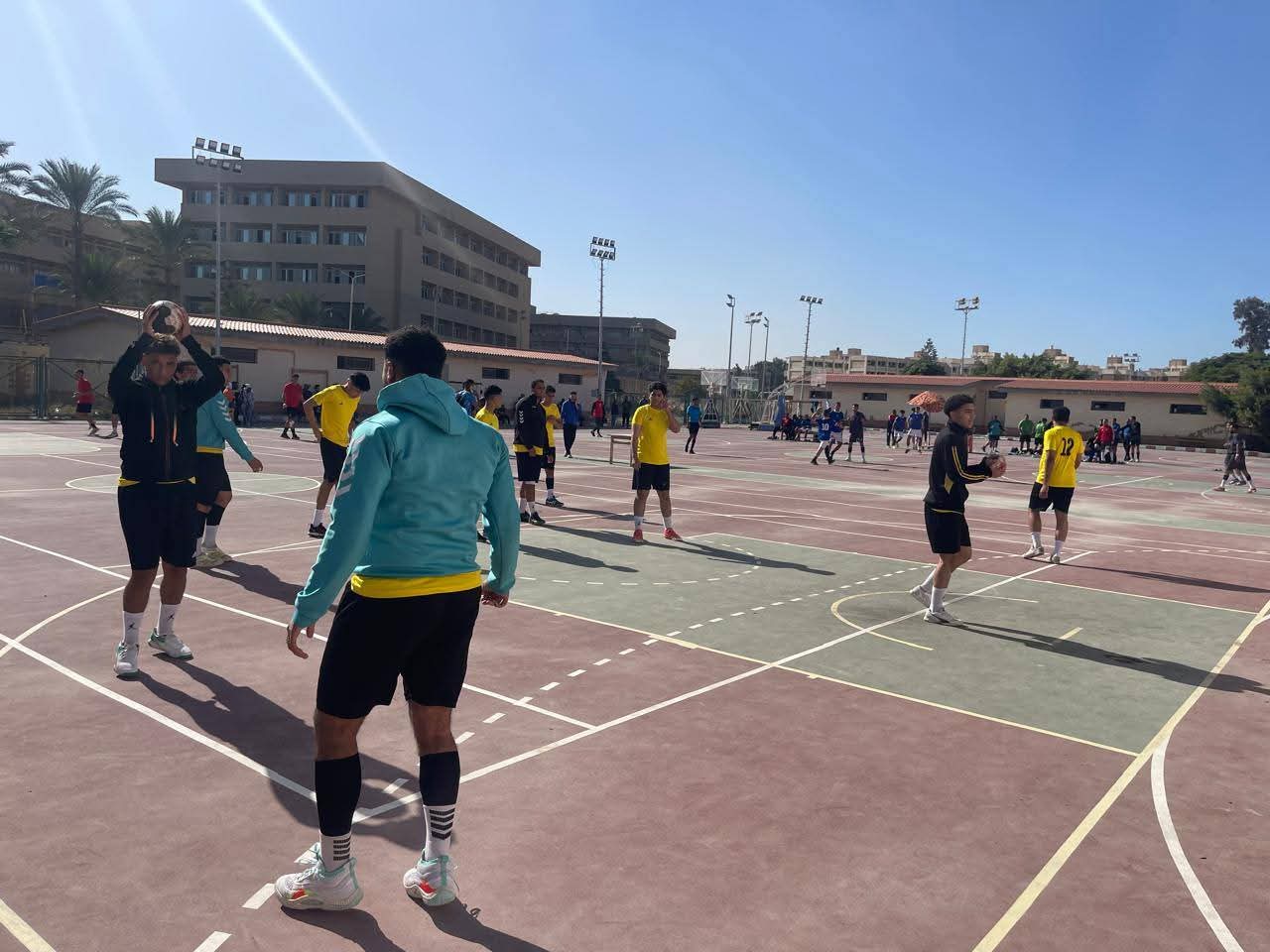 أثناء التدريبات أثناء التدريبات