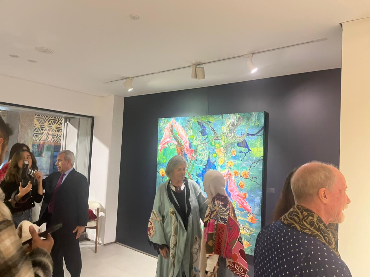 معرض الفنانة العالمية بريت بطرس غالي بجاليري بيكاسو (4)