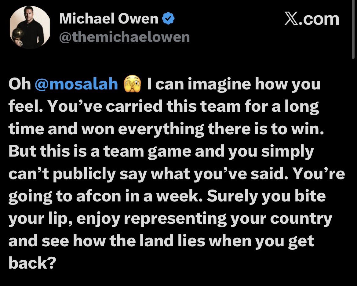 تغريدة مايكل أوين