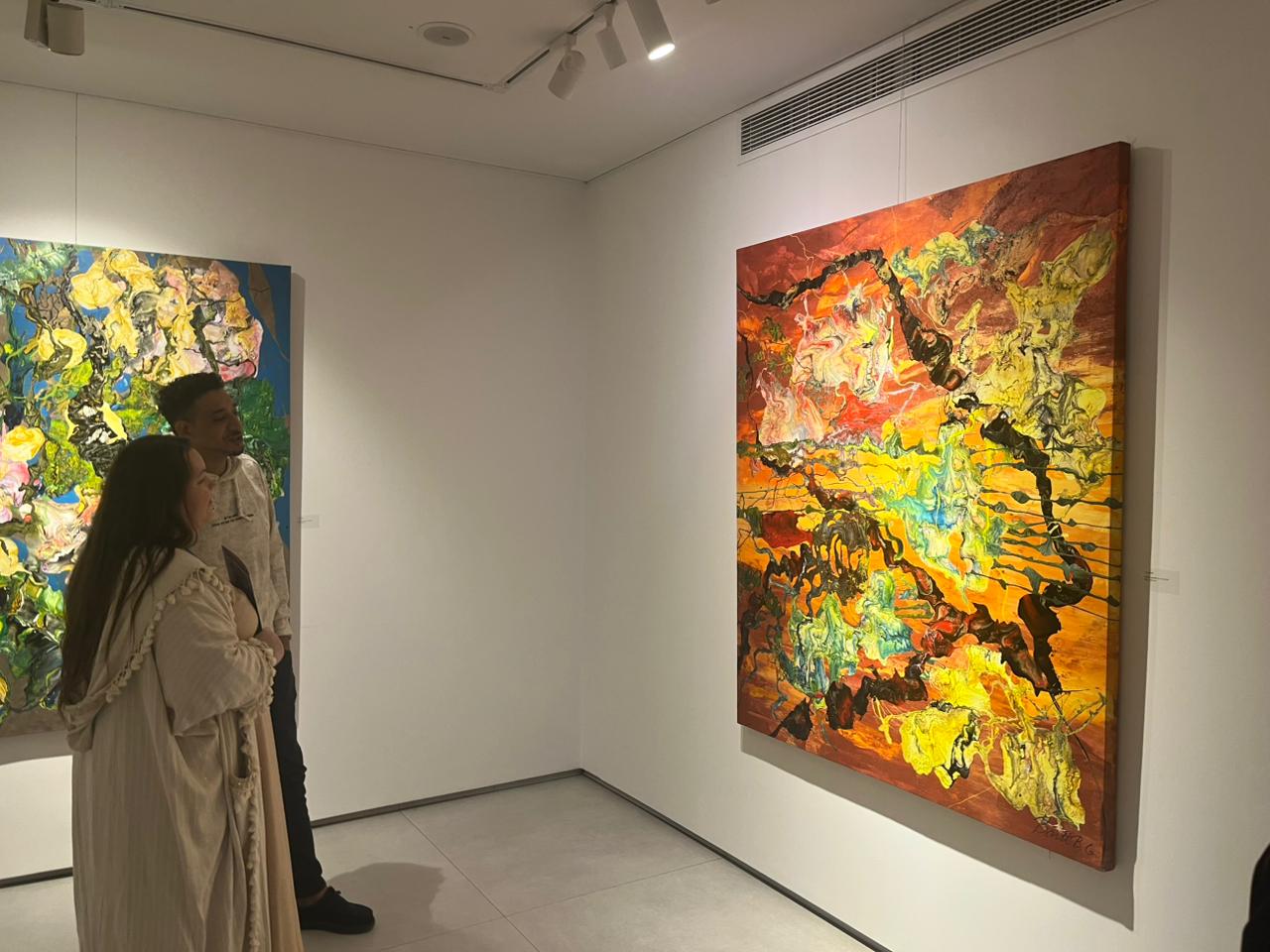 معرض الفنانة العالمية بريت بطرس غالي بجاليري بيكاسو (2)