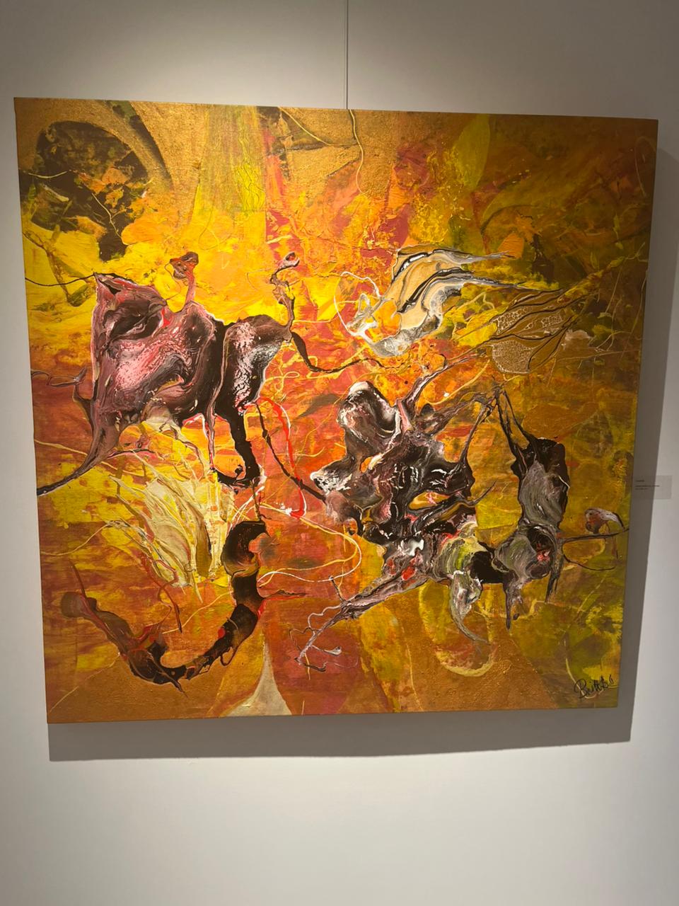 معرض الفنانة العالمية بريت بطرس غالي بجاليري بيكاسو (1)