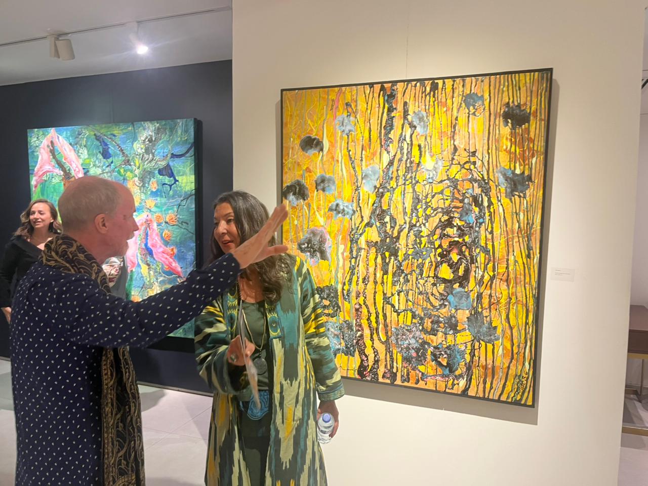 معرض الفنانة العالمية بريت بطرس غالي بجاليري بيكاسو (3)