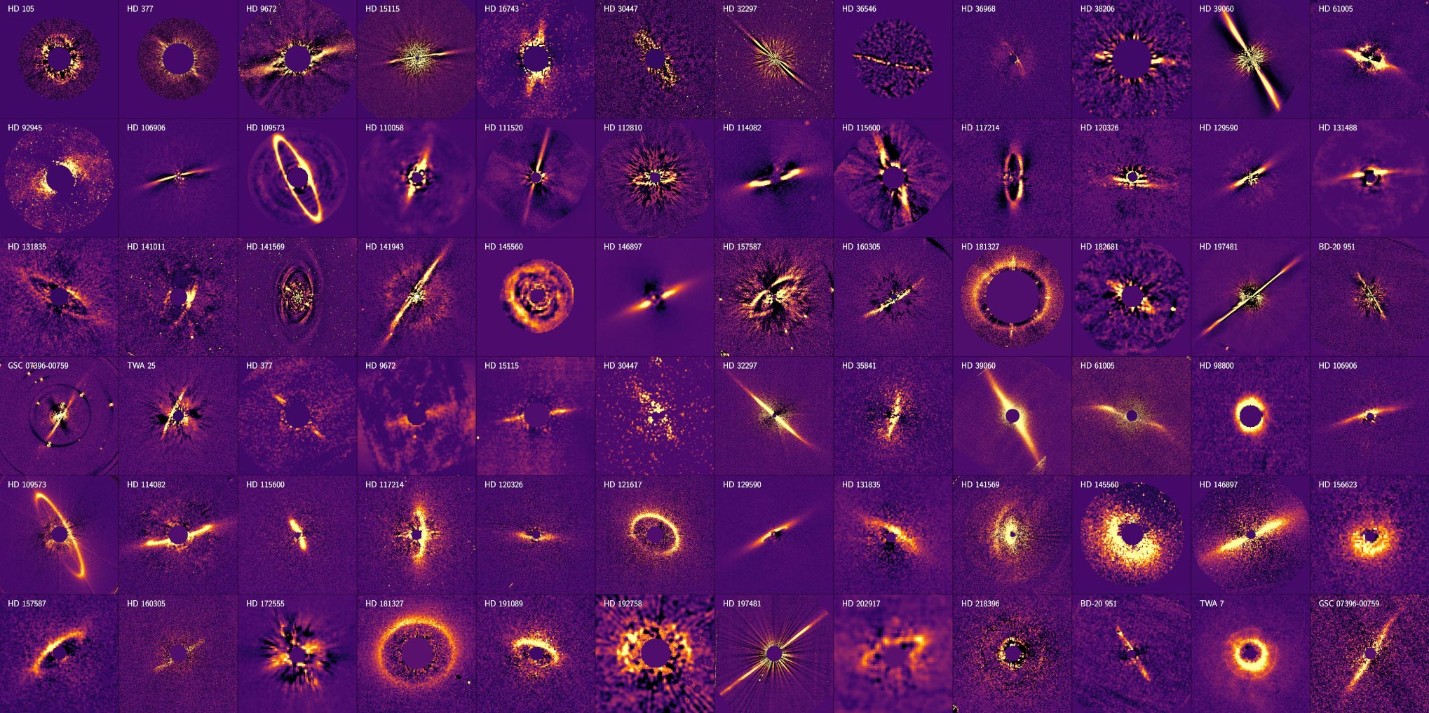 SPHERE-Debris-Disks-Gallery