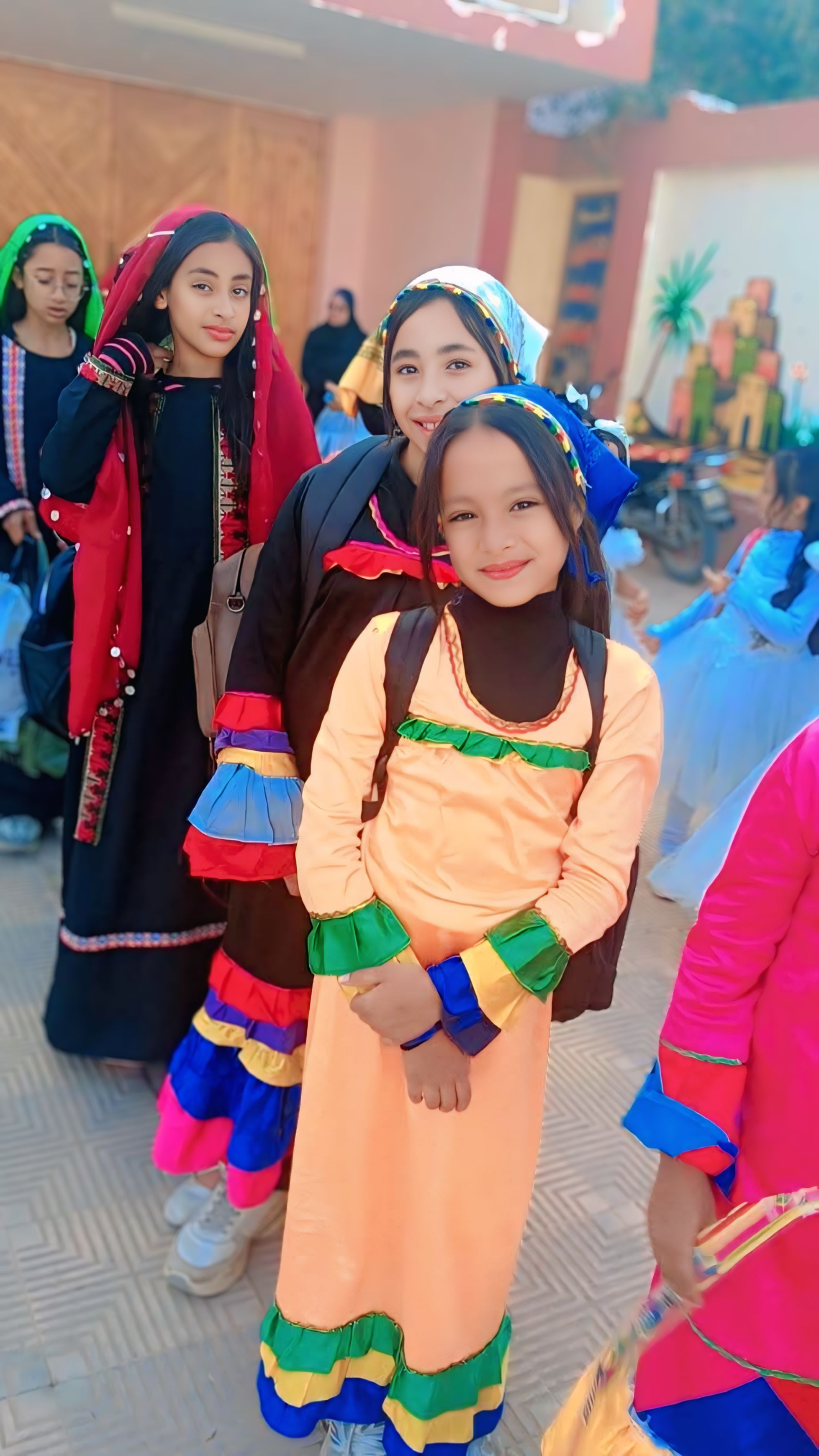 من مراسم إستقبال وزيرة التضامن الاجتماعي