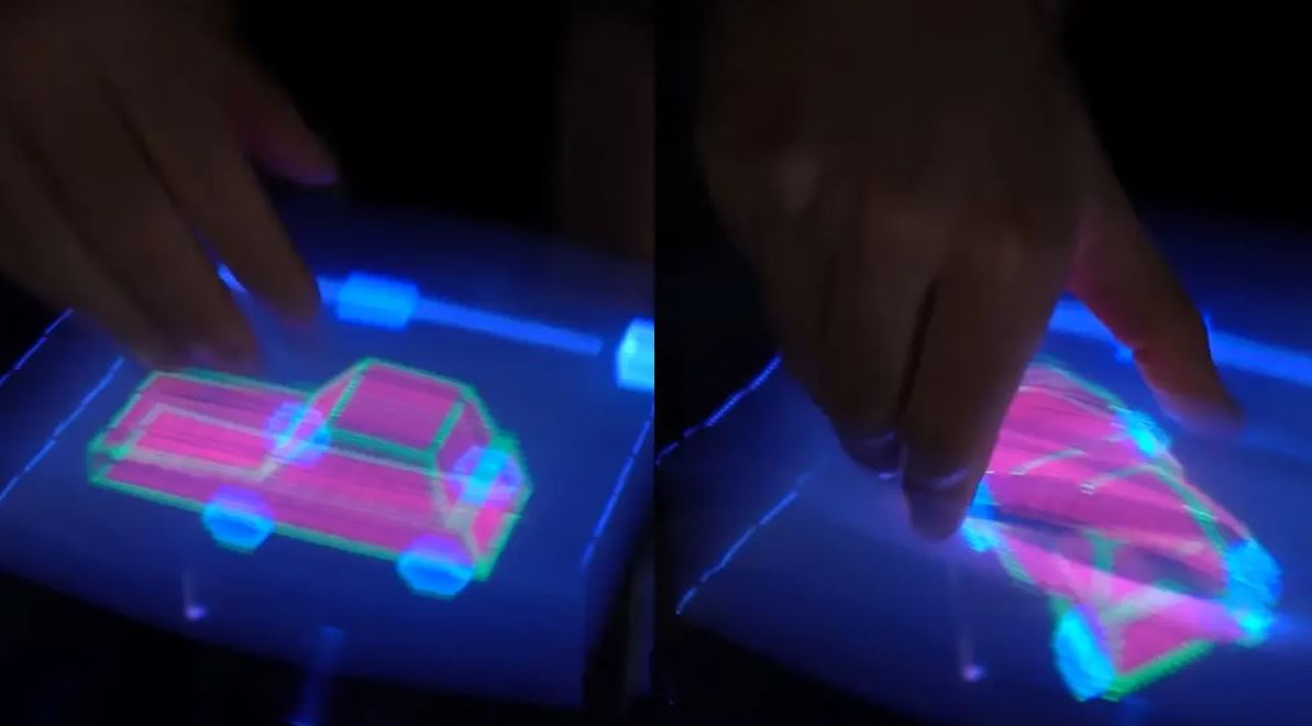 تتيح شاشة اللمس الجديدة للمستخدمين رؤية الرسومات الرقمية والشعور بها فعليا