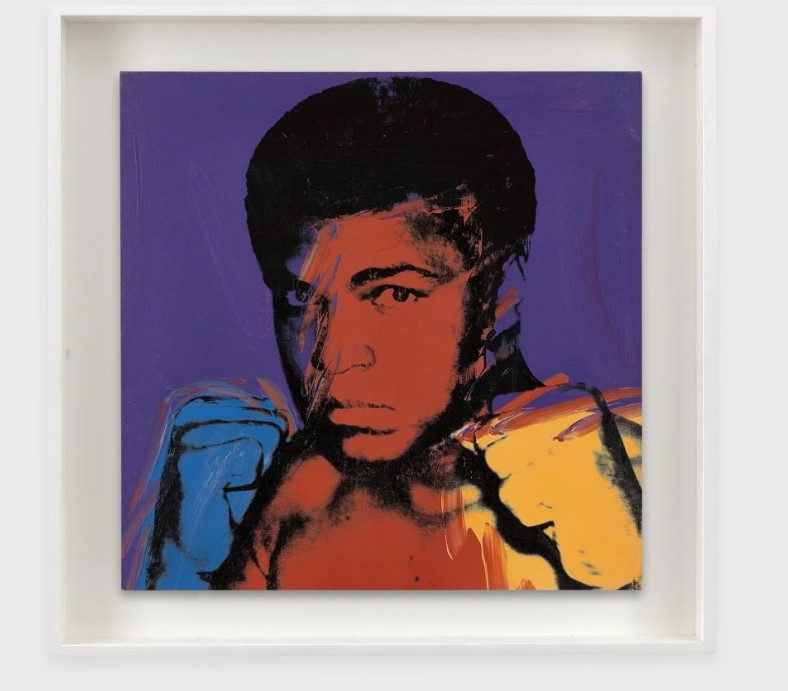 لوحة الملاكم محمد على