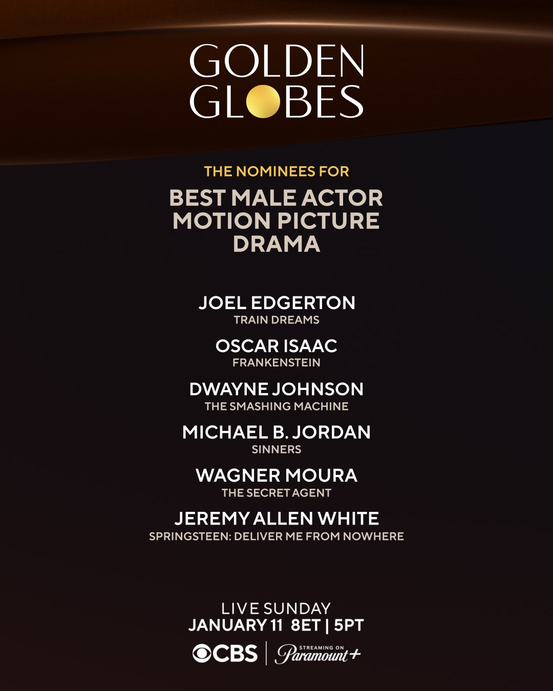 16- أفضل أداء لممثل في فيلم درامي