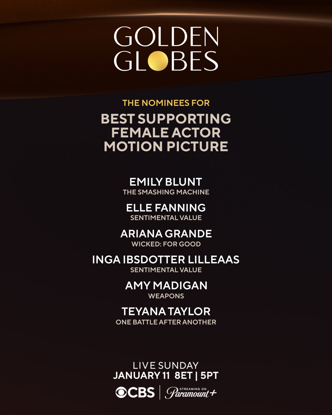 19- أفضل أداء لممثلة في دور مساعد في أي فيلم