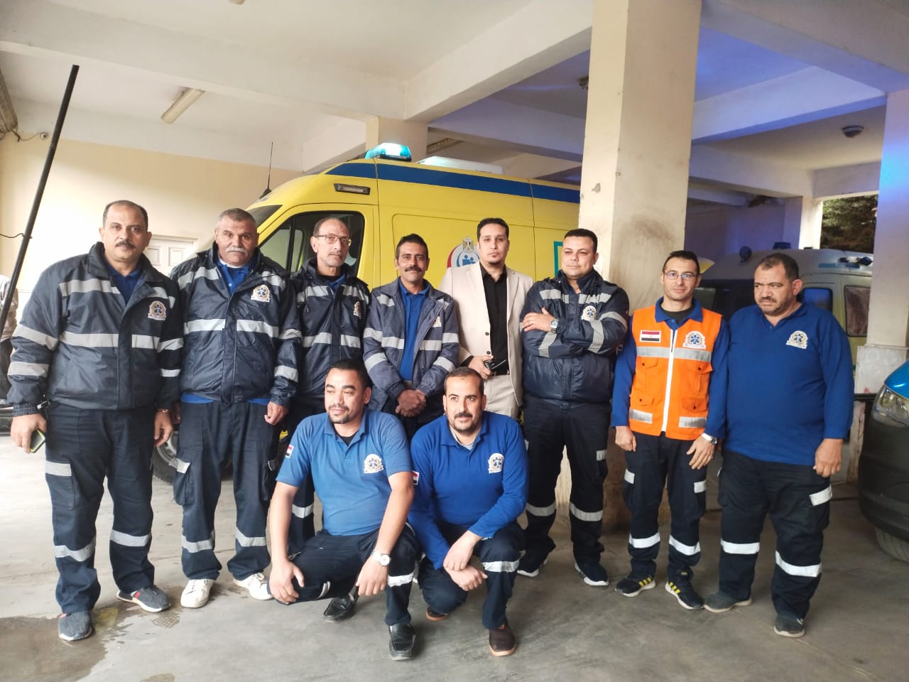 الطاقم الإسعافي بالقليوبية